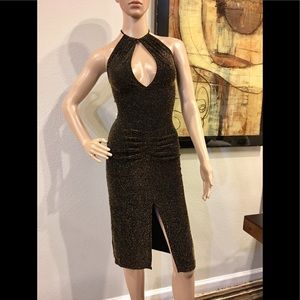 Express Black and Gold Dress New Years dress